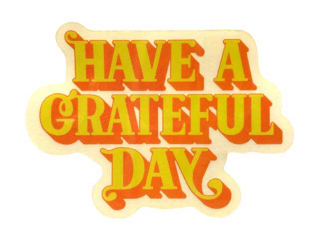 HAVE A GRATEFUL DAY �ϥ� �� ���쥤�ȥե� �ǥ���STICKER PACK #3 ���ƥå����ѥå���5�祻�åȡ��ѿ�����GOWEST��GOHEMP
