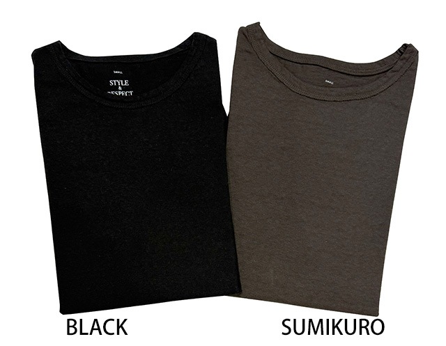 �ڿ���BLACK��STYLE & RESPECT ������������ꥹ�ڥ��ȡ�S/S T-Shirts ȾµT�����  Made in JAPAN��3����SUMIKURO/WHITE/BLACK��2026SS