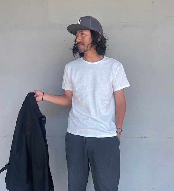 �ں����١�STYLE & RESPECT ������������ꥹ�ڥ��ȡ�S/S T-Shirts ȾµT�����  Made in JAPAN��2����SUMIKURO/WHITE��2025SS