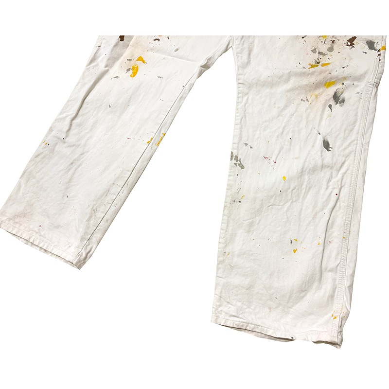 Dickies �ǥ��å�������Duck Carpenter Pants ���å� �����ڥ󥿡��ѥ�ġ��ڥ����ӡ�col.WHITE��size:W42��L32ɽ�����ڥ��󥿡��ѥ�ġ��ڥ󥭥ڥ���� ��USED �桼���ɡۡ���šۡ�Ź�޻����Բġ�