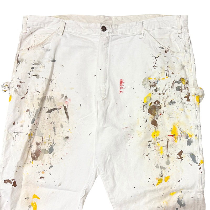Dickies �ǥ��å�������Duck Carpenter Pants ���å� �����ڥ󥿡��ѥ�ġ��ڥ����ӡ�col.WHITE��size:W42��L32ɽ�����ڥ��󥿡��ѥ�ġ��ڥ󥭥ڥ���� ��USED �桼���ɡۡ���šۡ�Ź�޻����Բġ�