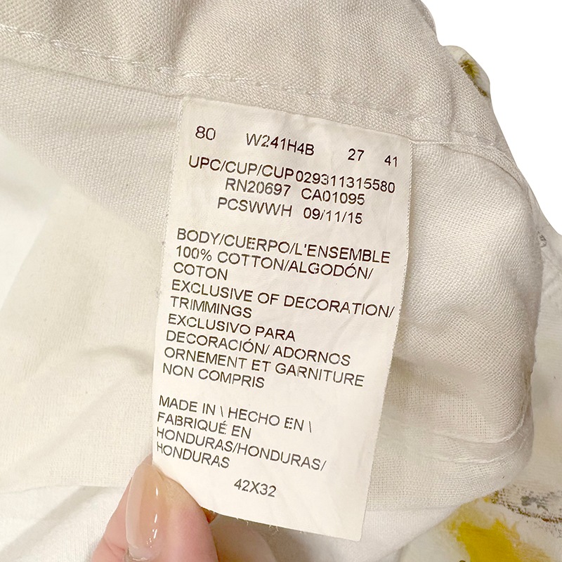 Dickies �ǥ��å�������Duck Carpenter Pants ���å� �����ڥ󥿡��ѥ�ġ��ڥ����ӡ�col.WHITE��size:W42��L32ɽ�����ڥ��󥿡��ѥ�ġ��ڥ󥭥ڥ���� ��USED �桼���ɡۡ���šۡ�Ź�޻����Բġ�