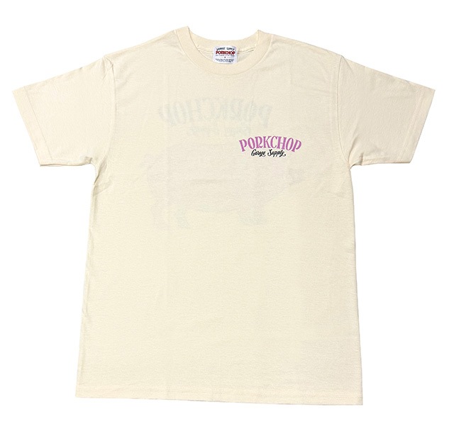 PORKCHOP GARAGE SUPPLY �ݡ�������å� ���졼�����ץ饤��PORK BACK TEE �ݡ����Хå� T����ġ�Ⱦµ��6��(WHITE/BLACK/PINK/CREAM/SAND/BLUE)��2026SS