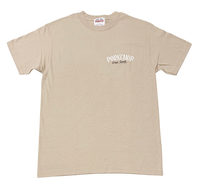 PORKCHOP GARAGE SUPPLY �ݡ�������å� ���졼�����ץ饤��PORK BACK TEE �ݡ����Хå� T����ġ�Ⱦµ��6��(WHITE/BLACK/PINK/CREAM/SAND/BLUE)��2026SS