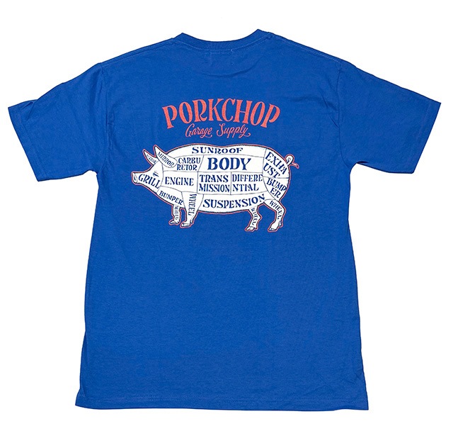 PORKCHOP GARAGE SUPPLY �ݡ�������å� ���졼�����ץ饤��PORK BACK TEE �ݡ����Хå� T����ġ�Ⱦµ��6��(WHITE/BLACK/PINK/CREAM/SAND/BLUE)��2026SS
