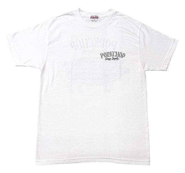 PORKCHOP GARAGE SUPPLY �ݡ�������å� ���졼�����ץ饤��PORK BACK TEE �ݡ����Хå� T����ġ�Ⱦµ��6��(WHITE/BLACK/PINK/CREAM/SAND/BLUE)��2026SS