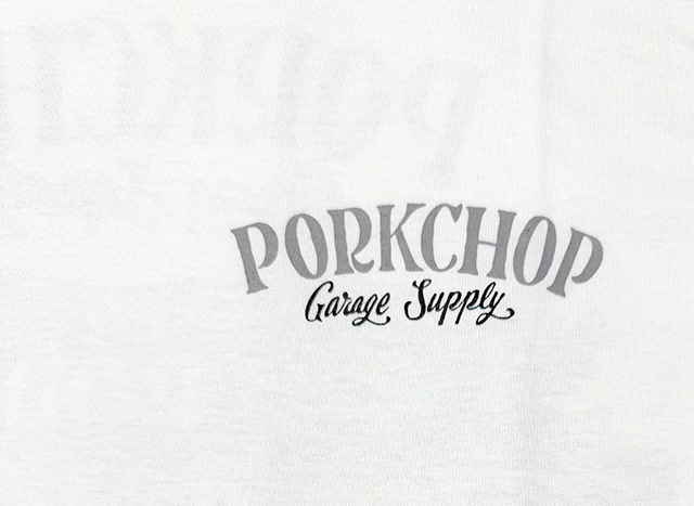 PORKCHOP GARAGE SUPPLY �ݡ�������å� ���졼�����ץ饤��PORK BACK TEE �ݡ����Хå� T����ġ�Ⱦµ��6��(WHITE/BLACK/PINK/CREAM/SAND/BLUE)��2026SS