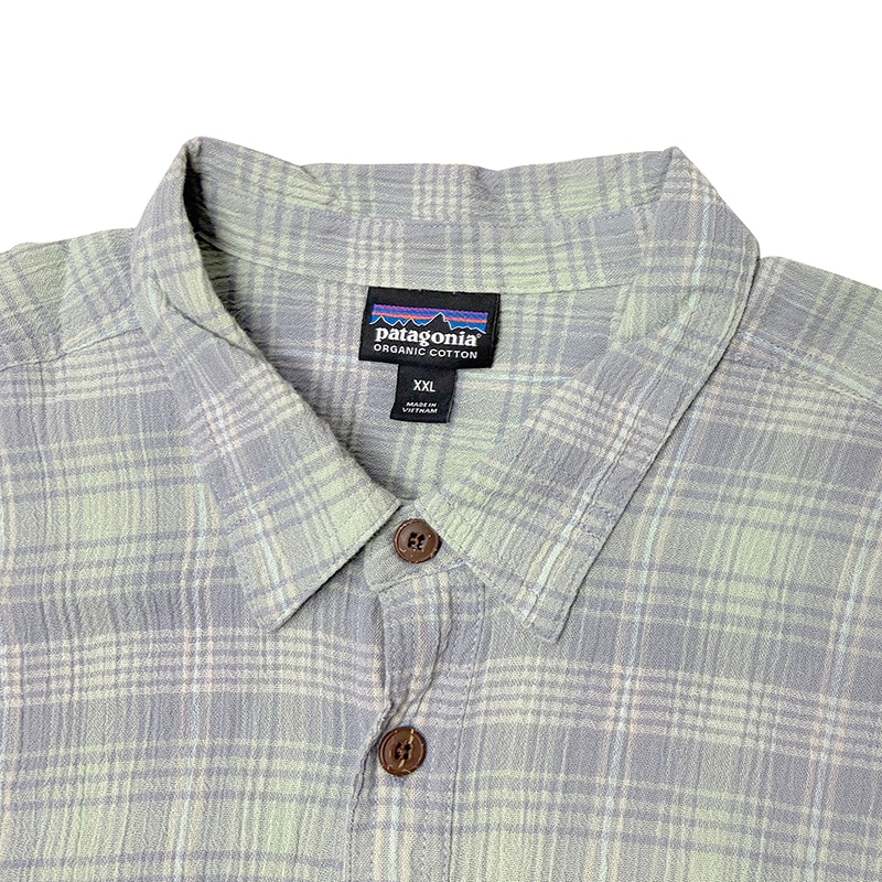 ��SALE 20%OFF�� patagonia �ѥ����˥���S/S SHIRTS ���硼�ȥ��꡼�� ����ġ�col.LIGHT BLUE��size:XXL�����åȥ��Ǻࡡ���ܴ����ϡ���USED �桼���ɡۡ���šۡ�Ź�޻����Բġ�