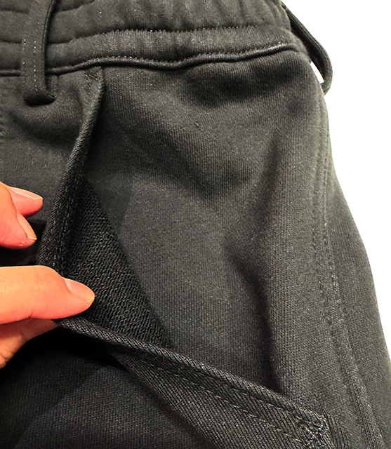 RUSSELL �� BerBerJin����å���ߥ٥�٥른�� Pro Cotton LOOPBACK TERRY DOUBLE LNEE SWEAT PANT���롼�ץХå��ƥ꡼�������å� ���֥�ˡ� �������åȥѥ�ġ�2����BLACK/NAVY�˥����