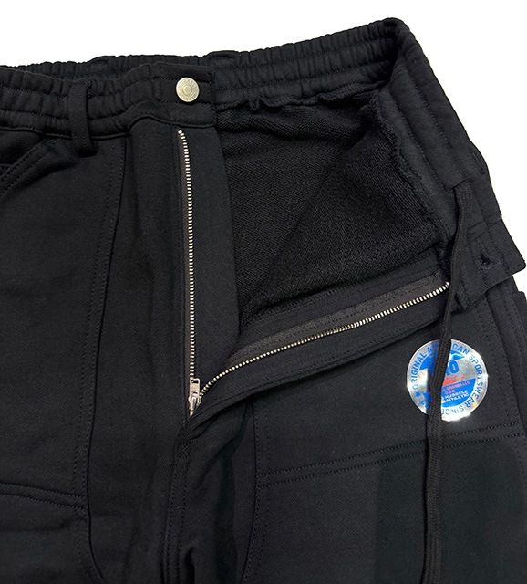 RUSSELL �� BerBerJin����å���ߥ٥�٥른�� Pro Cotton LOOPBACK TERRY DOUBLE LNEE SWEAT PANT���롼�ץХå��ƥ꡼�������å� ���֥�ˡ� �������åȥѥ�ġ�2����BLACK/NAVY�˥����