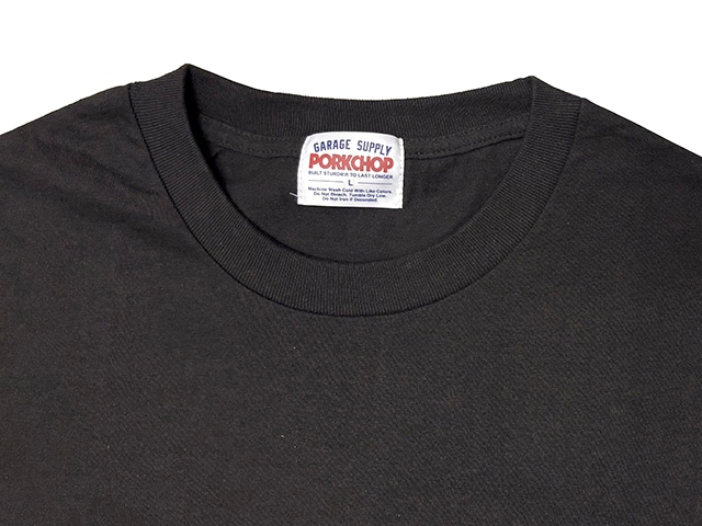 PORKCHOP GARAGE SUPPLY �ݡ�������å� ���졼�����ץ饤��NOTHING CHANGES TEE �ʥå��� ������ T����ġ�Ⱦµ��2����BLACK/GRAY/WHITE�ˡ�2025SS