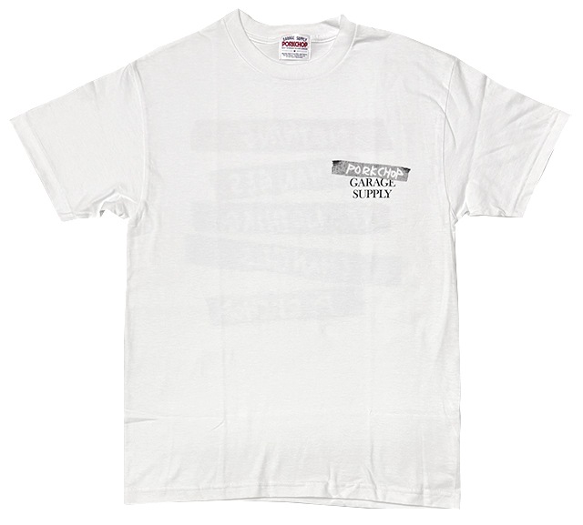 PORKCHOP GARAGE SUPPLY �ݡ�������å� ���졼�����ץ饤��NOTHING CHANGES TEE �ʥå��� ������ T����ġ�Ⱦµ��2����BLACK/GRAY/WHITE�ˡ�2025SS