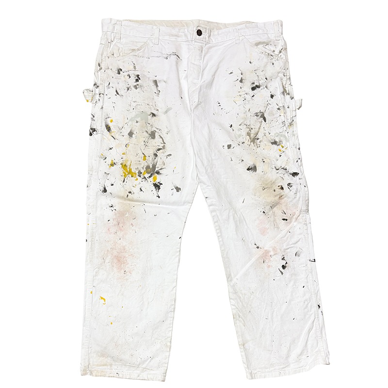 Dickies �ǥ��å�������Duck Carpenter Pants ���å� �����ڥ󥿡��ѥ�ġ��ڥ����ӡ�col.WHITE��size:W42��L30ɽ�����ڥ��󥿡��ѥ�ġ��ڥ󥭥ڥ���� ��USED �桼���ɡۡ���šۡ�Ź�޻����Բġ�
