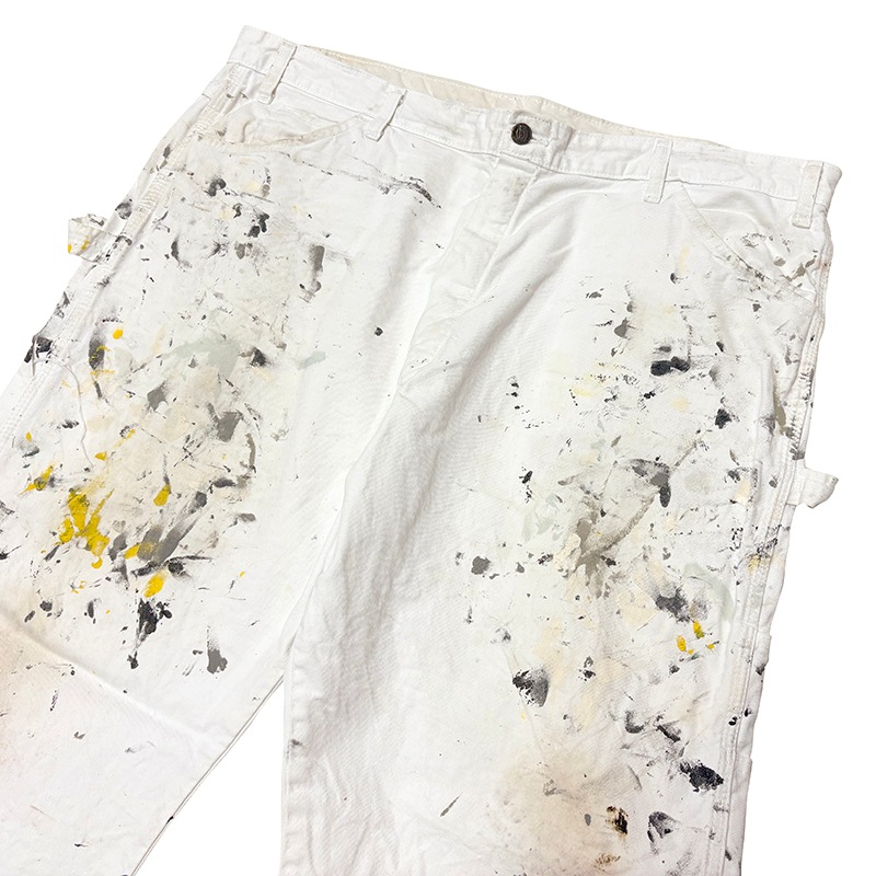Dickies �ǥ��å�������Duck Carpenter Pants ���å� �����ڥ󥿡��ѥ�ġ��ڥ����ӡ�col.WHITE��size:W42��L30ɽ�����ڥ��󥿡��ѥ�ġ��ڥ󥭥ڥ���� ��USED �桼���ɡۡ���šۡ�Ź�޻����Բġ�
