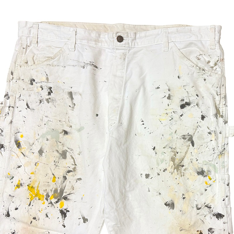 Dickies �ǥ��å�������Duck Carpenter Pants ���å� �����ڥ󥿡��ѥ�ġ��ڥ����ӡ�col.WHITE��size:W42��L30ɽ�����ڥ��󥿡��ѥ�ġ��ڥ󥭥ڥ���� ��USED �桼���ɡۡ���šۡ�Ź�޻����Բġ�