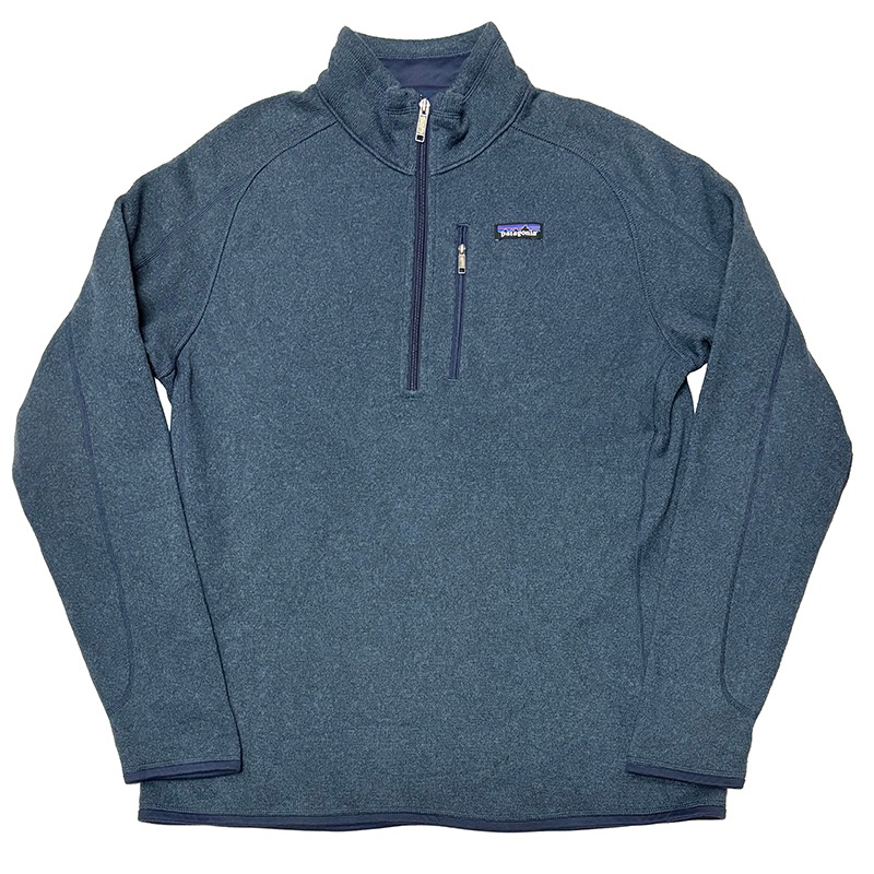 patagonia �ѥ����˥���Mens Better Sweater 1/4zip ��� �٥��� �������� 1/4���åס�col:BLUE��size:XL���ե꡼������USED �桼���ɡۡ���šۡ�Ź�޻����Բġۡ�