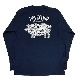 PORKCHOP GARAGE SUPPLY �ݡ�������å� ���졼�����ץ饤��PORK BACK L/S TEE���ݡ����Хå� ���󥰥��꡼�֡�Ĺµ��T����� 2����NAVY/WHITE��
