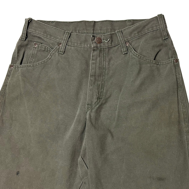 ��SALE 30%OFF��Dickies �ǥ��å�������Heavyweight Duck Carpenter Pants �إӡ��������� ���å� �����ڥ󥿡��ѥ�ġ�col.OLIVE��size:W32��L32ɽ�����ڥ��󥿡��ѥ�� ��USED �桼���ɡۡ���šۡ�Ź�޻����Բġ�
