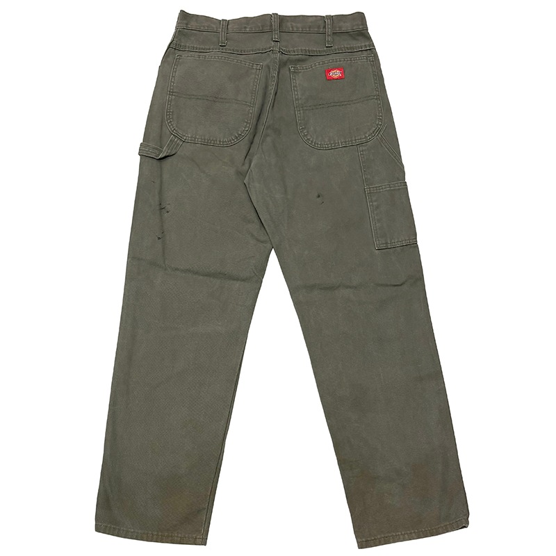 ��SALE 30%OFF��Dickies �ǥ��å�������Heavyweight Duck Carpenter Pants �إӡ��������� ���å� �����ڥ󥿡��ѥ�ġ�col.OLIVE��size:W32��L32ɽ�����ڥ��󥿡��ѥ�� ��USED �桼���ɡۡ���šۡ�Ź�޻����Բġ�