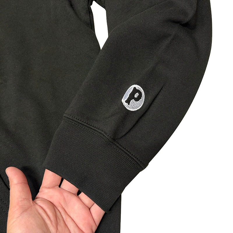 PORKCHOP GARAGE SUPPLY �ݡ�������å� ���졼�����ץ饤��HUNGRY ZIP UP HOODIE���ϥ󥰥꡼ ���åץ��å� �ա��ǥ���2��(BLACK/STONE BLUE)��2026FW