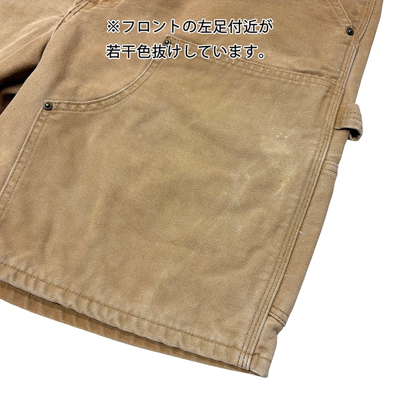 90s��Carhartt �����ϡ��ȡ�Double Knee Painter Shorts ���֥�ˡ� �ڥ��󥿡����硼�ġ�col.BROWN DUCK��size:W38ɽ����Made in U.S.A. ��VINTAGE �ӥ�ơ����ۡ���šۡ�Ź�޻����Բġ�