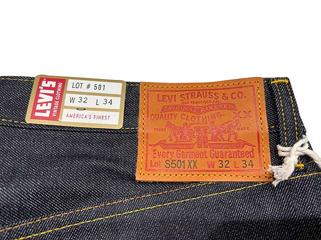 �ڤ�1����1���¤��Levi's �꡼�Х�����S501XX��VINTAGE CLOTHING��1944��ǥ롡JEANS RIGID���ǥ˥ࡡ���������ȡ��ȥХå��ա�LVC