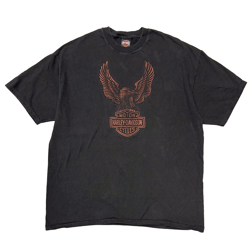 ��99��Harley-Davidson �ϡ��졼���ӥåɥ��� SHORT SLEEVE T-SHIRTS ���硼�ȥ��꡼�� T����ġ�col:BLACK��size:2XL��Made in U.S.A.����VINTAGE �ӥ�ơ����ۡ���šۡ�Ź�޻����Բġ�
