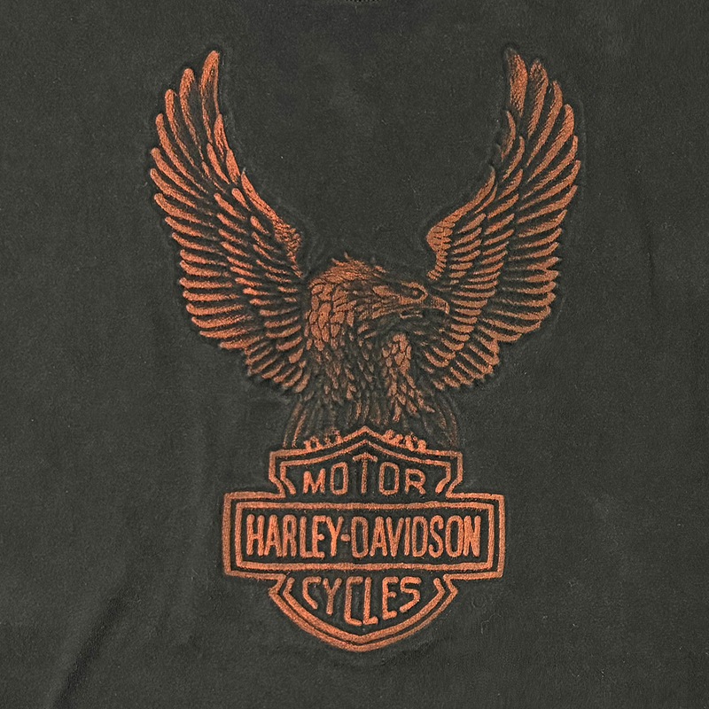 ��99��Harley-Davidson �ϡ��졼���ӥåɥ��� SHORT SLEEVE T-SHIRTS ���硼�ȥ��꡼�� T����ġ�col:BLACK��size:2XL��Made in U.S.A.����VINTAGE �ӥ�ơ����ۡ���šۡ�Ź�޻����Բġ�