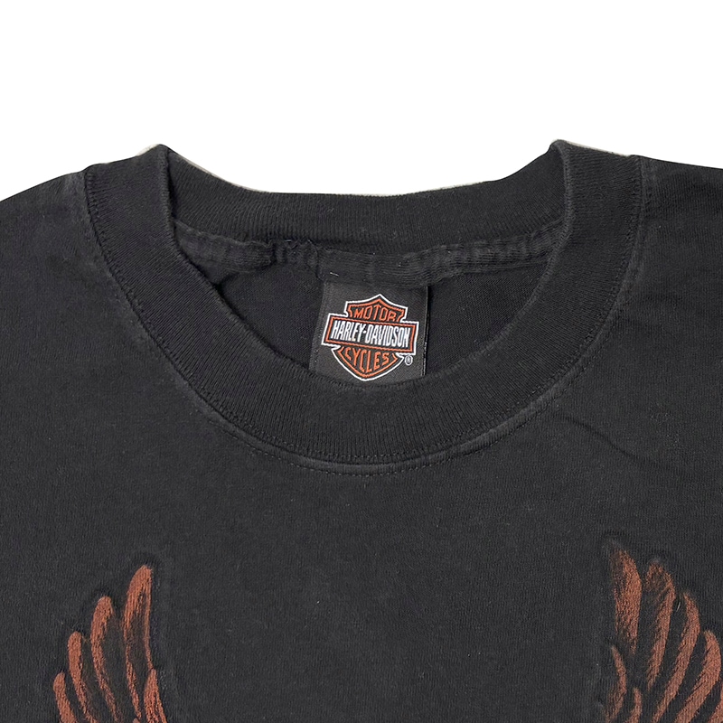��99��Harley-Davidson �ϡ��졼���ӥåɥ��� SHORT SLEEVE T-SHIRTS ���硼�ȥ��꡼�� T����ġ�col:BLACK��size:2XL��Made in U.S.A.����VINTAGE �ӥ�ơ����ۡ���šۡ�Ź�޻����Բġ�