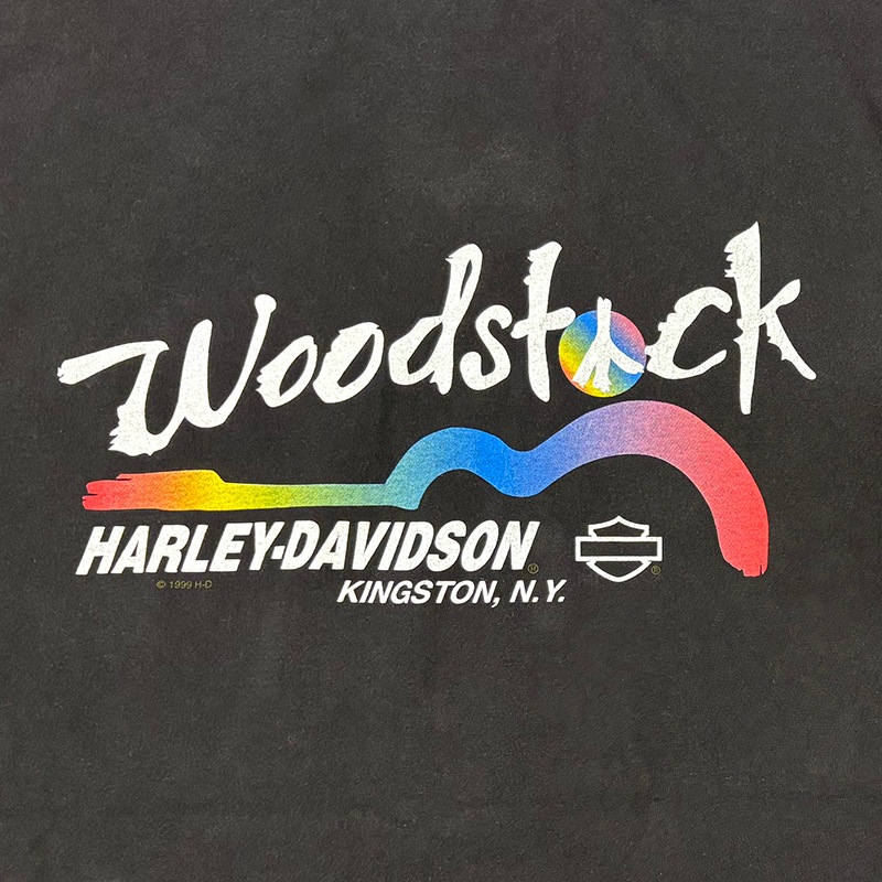 ��99��Harley-Davidson �ϡ��졼���ӥåɥ��� SHORT SLEEVE T-SHIRTS ���硼�ȥ��꡼�� T����ġ�col:BLACK��size:2XL��Made in U.S.A.����VINTAGE �ӥ�ơ����ۡ���šۡ�Ź�޻����Բġ�