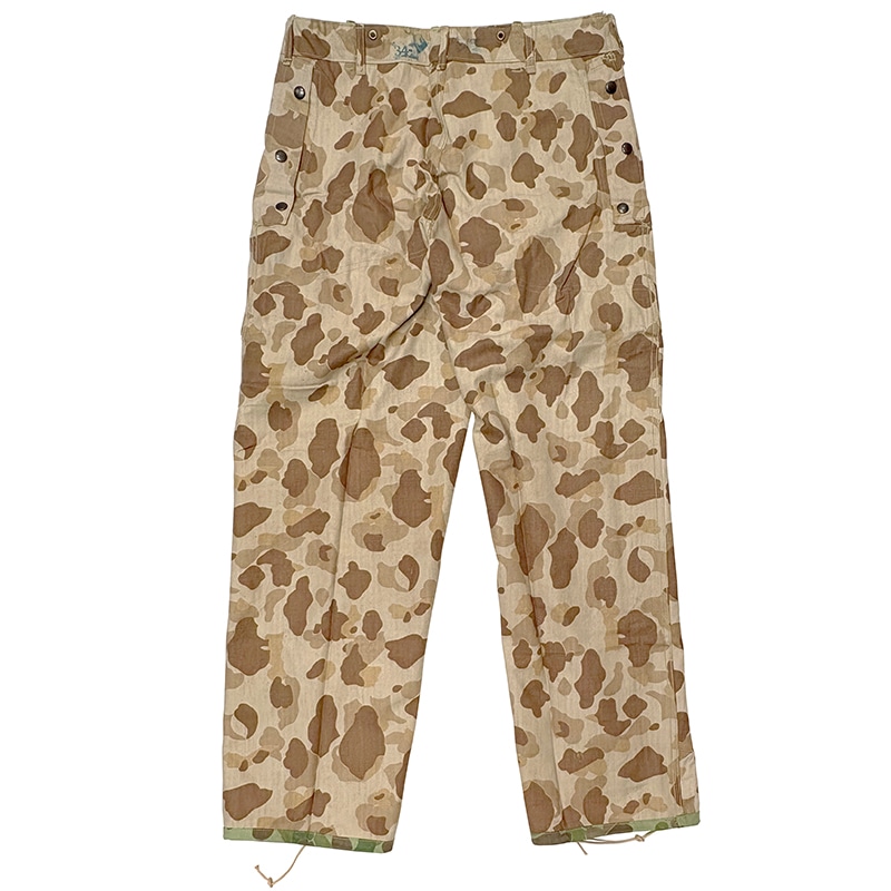 ��DEADSTOCK�� 40s U.S.M.C. P-44 Frog skin Camo Trousers �������size:W34ɽ��(����W35L29����)���ե��å������󡡥٥�ȥ롼�פ��ꡡ�ڥǥåɥ��ȥå��ۡ���š�