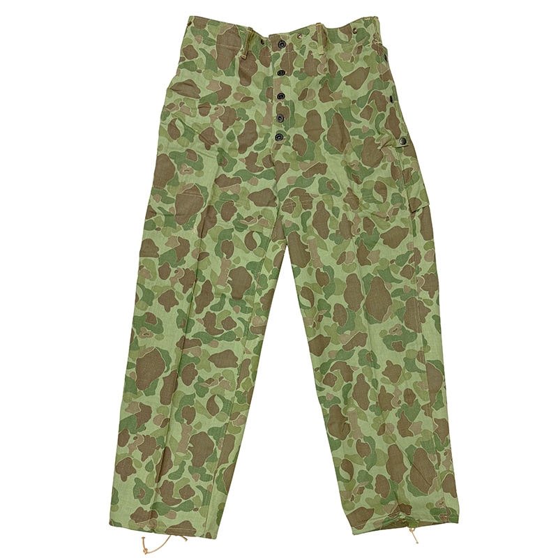 ��DEADSTOCK�� 40s U.S.M.C. P-44 Frog skin Camo Trousers �������size:W34ɽ��(����W35L29����)���ե��å������󡡥٥�ȥ롼�פ��ꡡ�ڥǥåɥ��ȥå��ۡ���š�