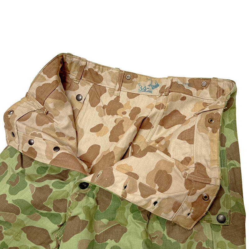 ��DEADSTOCK�� 40s U.S.M.C. P-44 Frog skin Camo Trousers �������size:W34ɽ��(����W35L29����)���ե��å������󡡥٥�ȥ롼�פ��ꡡ�ڥǥåɥ��ȥå��ۡ���š�