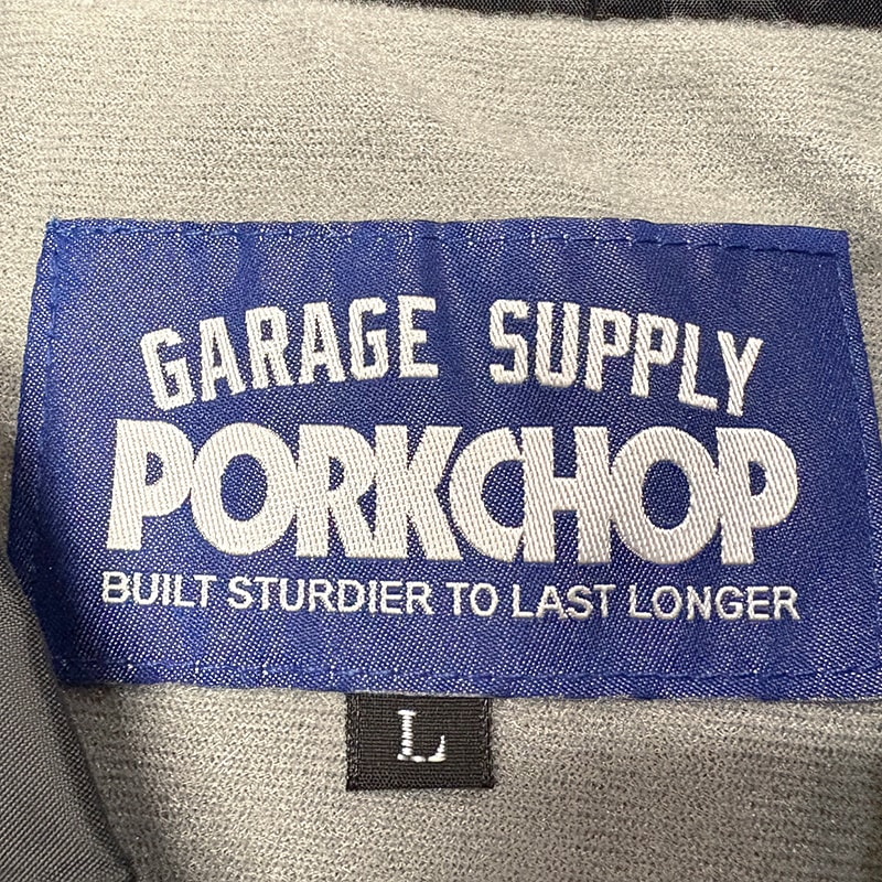 PORKCHOP GARAGE SUPPLY  �ݡ�������å� ���졼�� ���ץ饤��SC LOGO COACH JKT��SC���� ������ ���㥱�åȡ�BLACK �֥�å���2026FW
