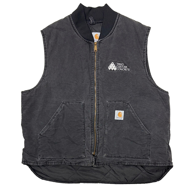 90s Carhartt カーハート Duck Vest ダックベスト col:BLACK size:2X