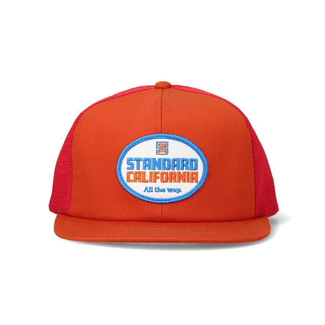 STANDARD CALIFORNIA ����������ɥ���ե���˥� SD Logo Patch Mesh Cap�������ѥå� ��å��奭��åס�3����Red/Black/Navy��