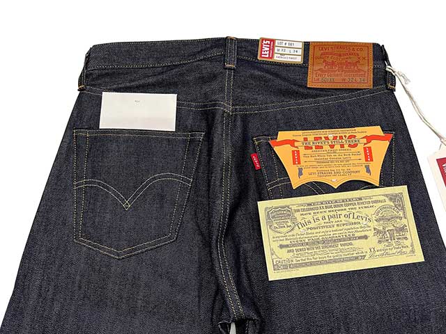 �ڤ�1����1���¤��Levi's �꡼�Х�����501XX 1947��ǥ롡LEVI'S VINTAGE CLOTHING��LVC��NON WASH �Υ󥦥��å��塡�ꥸ�åȡ��������˥å����åȥ�100%�����������ܥ���ե饤���ȡ��ȥХå��դ�