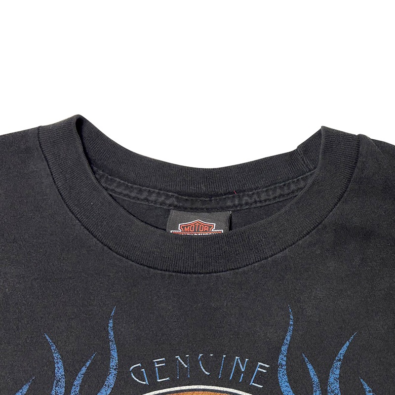 ��11��Harley-Davidson �ϡ��졼���ӥåɥ��� SHORT SLEEVE T-SHIRTS ���硼�ȥ��꡼�� T����ġ�col:BLACK��size:2XL����USED �桼���ɡۡ���šۡ�Ź�޻����Բġ�