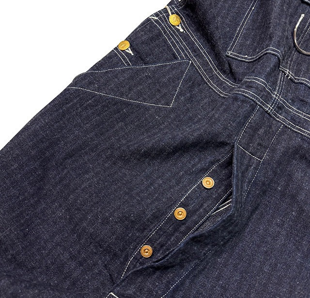 John Gluckow ����󥰥�å�����Lot JG-41 ���ȥ饤�ץǥ˥ࡡStrongarm Reinforced Overalls�����ȥ��󥰥�� �쥤��ե������� �����С������롡WAREHOUSE �������ϥ�����������