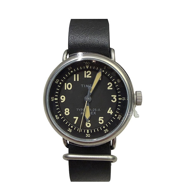 TIMEX �� AVIREX ������å��� �� ��������å�����TYPE-25A 2����BLACK/OLIVE���ӻ��ס��ߥ꥿�꡼�����å����Ѥ��٥�ȡ�AVIREX 50��ǯ��ǰ��50th�������ǥ�
