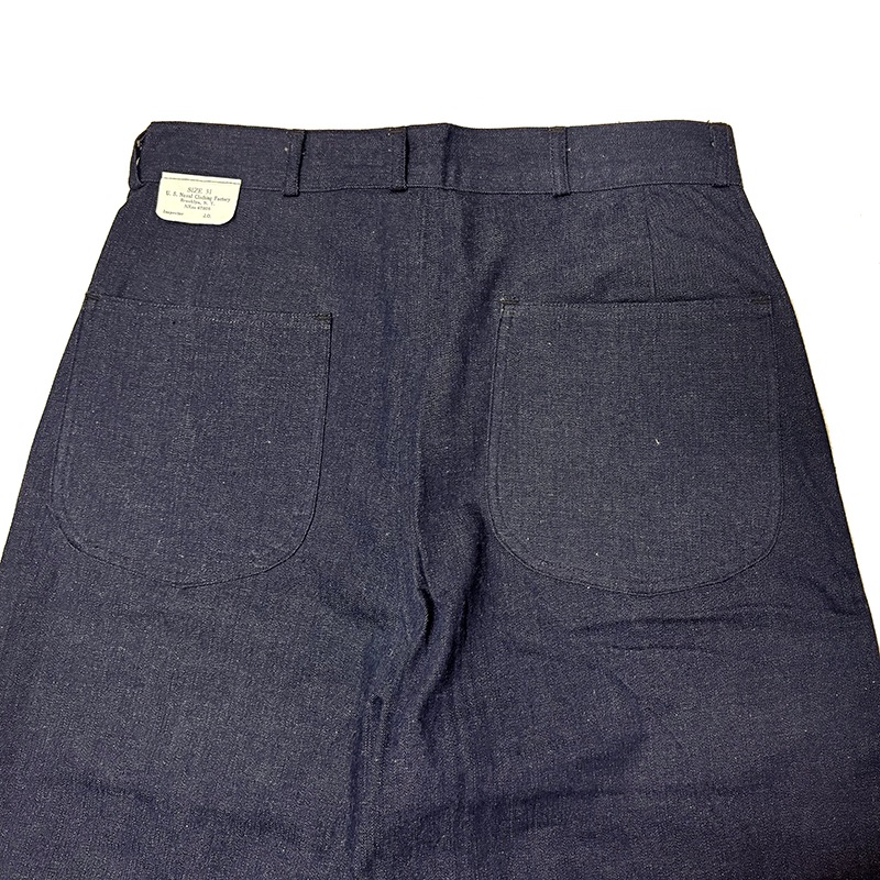 ��DEADSTOCK�� 40s U.S.NAVY DENIM TROUSERS��size:31ɽ��(����W32L31����)��U.S.NAVAL���᥿��ܥ��󡡥����ɥ�����ͭ����˥�������å�ͭ���ڥǥåɥ��ȥå��ۡ���š�