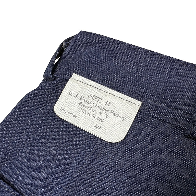 ��DEADSTOCK�� 40s U.S.NAVY DENIM TROUSERS��size:31ɽ��(����W32L31����)��U.S.NAVAL���᥿��ܥ��󡡥����ɥ�����ͭ����˥�������å�ͭ���ڥǥåɥ��ȥå��ۡ���š�