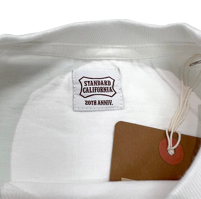 ��SALE��Standard California 20th Anniversary Logo T ����������ɥ���ե���˥���Ⱦµ��T����ġ�20��ǯ��ǰ��2����WHITE/BROWN��