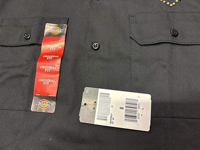 ��SALE 20%OFF��HTC �� Dickies �������ƥ������� �� �ǥ��å�������S/S WORK SHIRTS ���硼�ȥ��꡼�� �������ġ������å��դ���Dickies1574��2��(BLACK(SHIELD)/BROWN(FLOWER))��