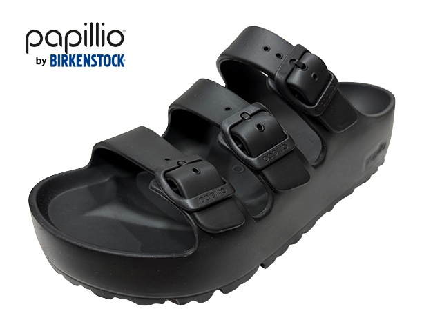 papillio �ѥԥꥪ��Florida III EVA Flex Platform �ե���� III EVA �ե�å��� �ץ�åȥե����ࡡNARROW FIT �ʥ����ե��åȡ�������BLACK �֥�å���Ladies�� ��ǥ�������BIRKENSTOCK �ӥ륱�󥷥�ȥå�
