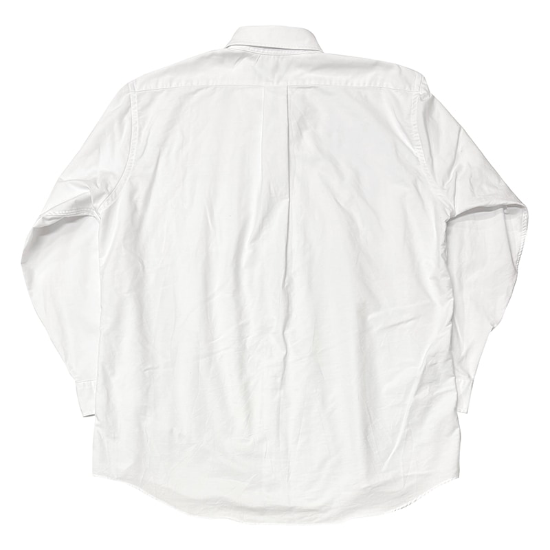 L.L.BEAN ���륨��ӡ���PLAIN B.D. L/S SHIRTS �ץ졼�� �ܥ�������� ���󥰥��꡼�� ����ġ�col:WHITE��size:18-35��Made in U.S.A.������ꥫ�� ��UDED �桼���ɡۡ���šۡ�Ź�޻����Բġ�
