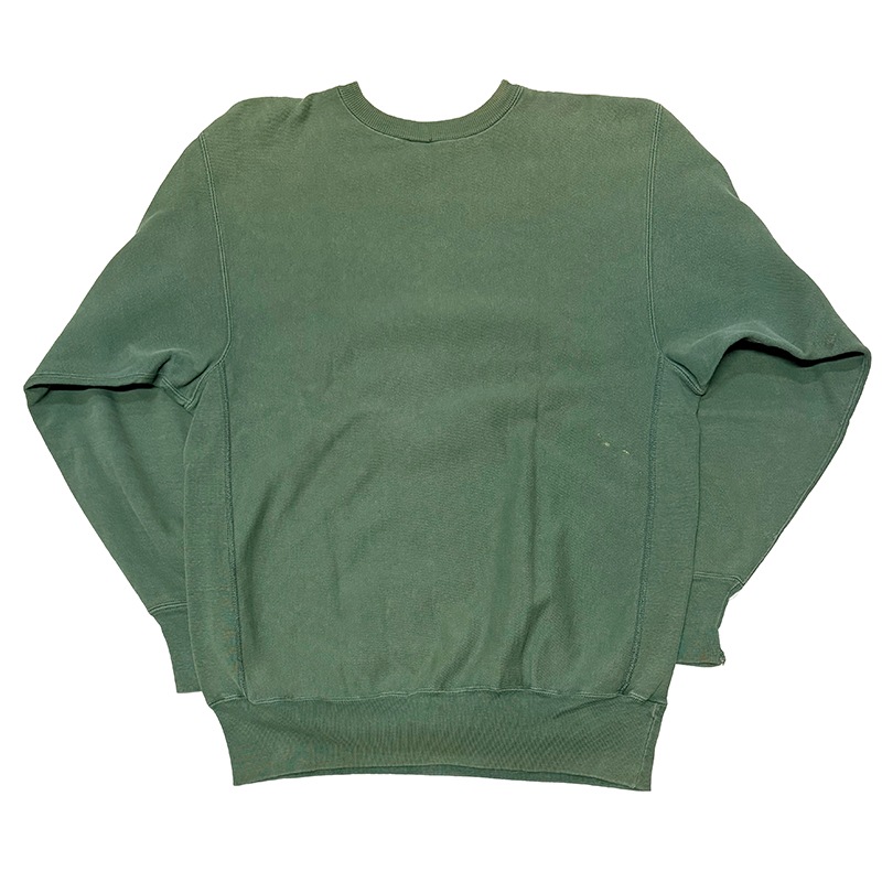 ��BORO�� 90s��Champion �����ԥ���REVERSE WEAVE CREW NECK SWEAT SHIRTS ��С����������� ���롼�ͥå� �������å� ����ġ����ݥ���ȡ�col:GREEN��size:XX-LARGE��µ�ܤʤ����ɽ�������Made in U.S.A.����VINTAGE ������ơ����ۡ���šۡ�Ź�޻����Բġ�