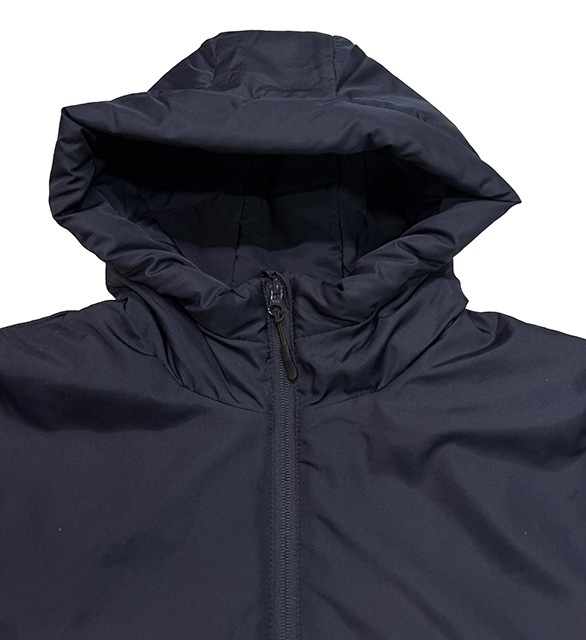 PORKCHOP GARAGE SUPPLY �ݡ�������å� ���졼�� ���ץ饤��BURNING LOGO HOODED JKT���С��˥� ���� �ա��ǥå� ���㥱�åȡ�NAVY �ͥ��ӡ�