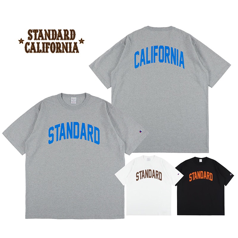 Champion for STANDARD CALIFORNIA �����ԥ��� ����������ɥ���ե���˥���SD Exclusive T1011 ���������롼���֡�Ⱦµ��T����ġ�3��(GRAY/BLACK/WHITE)��Ⱦµ��2026SS