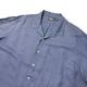 90s��Polo by Ralph Lauren �ݥ� ���ե������LINEN SILK OPEN COLLAR SHIRT ���󥰥��꡼�� ��ͥ� ���륯 ����� ��col.BLUE��size:XXL ��VINTAGE �ӥ�ơ����ۡ���šۡ�Ź�޻����Բġ�